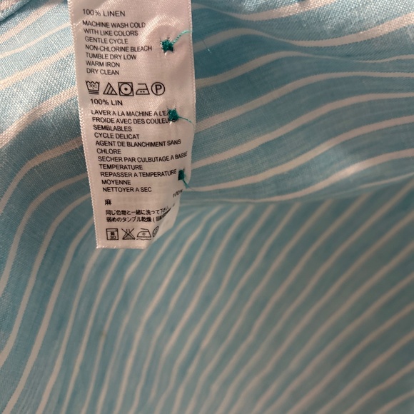 Tommy Bahama Long Sleeve Linen Shirt Small - Picture 4 of 7